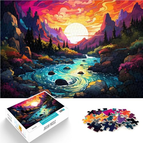 Puzzle 2000 Teile für Erwachsene, Landschaftspuzzle, Mitmachspiel, ganze Familie, 70 x 100 cm, für 14-Jährige von SYUNFEI