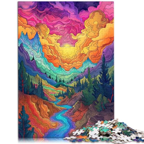 1000-teiliges Puzzle für Erwachsene, Landschaftskunst-Puzzlespiel, Wanddekoration, einzigartige Geburtstags, 50 x 75 cm, 1000-teiliges Puzzle für Erwachsene, Landschaftskunst-Puzzlespiel, Wanddekoration, einzigartige Geburtstags, 50 x 75 cm, von SYUNFEI