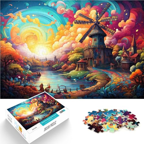 Puzzle für Erwachsene mit 1000 Teilen, Landschafts-Denkspiel, ganze Familie, 50 x 75 cm, für Teenager ab 14 Jahren von SYUNFEI