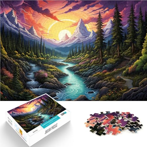 Puzzle 2000 Teile für Erwachsene, Landschaftspuzzle, Lernspiele, anspruchsvoll, Aber unterhaltsam und humorvoll, 60 x 100 cm, für 14-Jährige von SYUNFEI