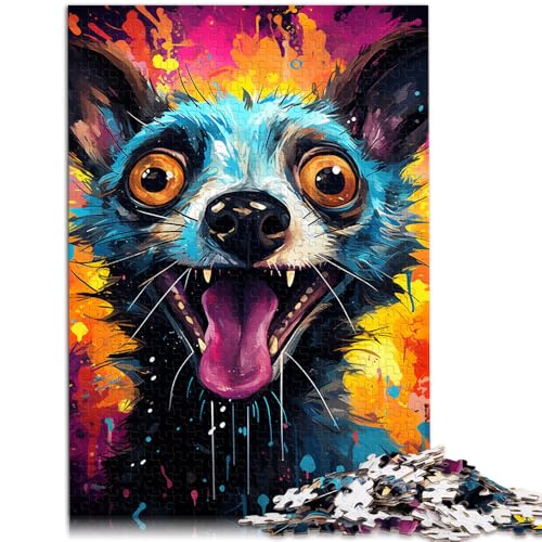 Puzzle 1000 Teile für Erwachsene, Lemur, für Puzzle, Familienspiel, Stressabbau, schwieriges Herausforderungspuzzle, 14,96 x 20,47 Zoll, für Teenager ab 14 Jahren Puzzle 1000 Teile für Erwachsene, Lemur, für Puzzle, Familienspiel, Stressabbau, schwieriges Herausforderungspuzzle, 14,96 x 20,47 Zoll, für Teenager ab 14 Jahren von SYUNFEI