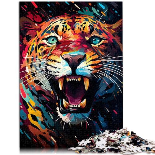 Puzzle 2000 Teile für Erwachsene, Leopard, Dekomprimierendes, intellektuelles Lernspielzeug, 27,56 x 39,37 Zoll, tolles Geschenk für Spiele von SYUNFEI