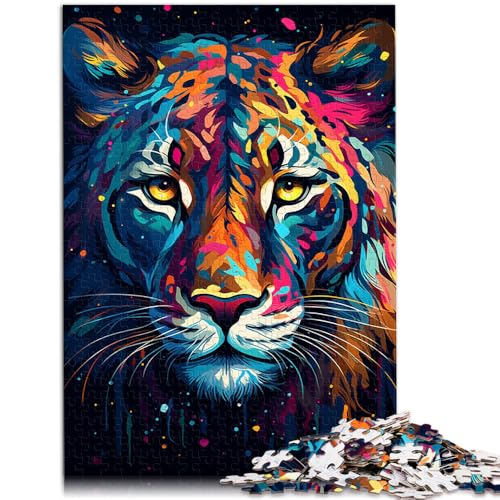 Puzzle für Erwachsene, 1000 Teile, Leopard, Denkspiel, Familienspiel, Stressabbau, schwieriges Herausforderungspuzzle, 19,7 x 29,5 Zoll Puzzle für Erwachsene, 1000 Teile, Leopard, Denkspiel, Familienspiel, Stressabbau, schwieriges Herausforderungspuzzle, 19,7 x 29,5 Zoll von SYUNFEI
