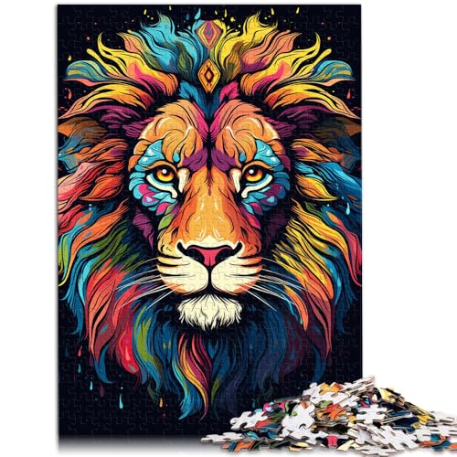 Puzzle für Erwachsene, 1000 Teile, Löwen-Puzzle für Lernspiele, Herausforderungsspielzeug, Weihnachtspuzzle, Geschenke, 14,96 x 20,47 Zoll Puzzle für Erwachsene, 1000 Teile, Löwen-Puzzle für Lernspiele, Herausforderungsspielzeug, Weihnachtspuzzle, Geschenke, 14,96 x 20,47 Zoll von SYUNFEI