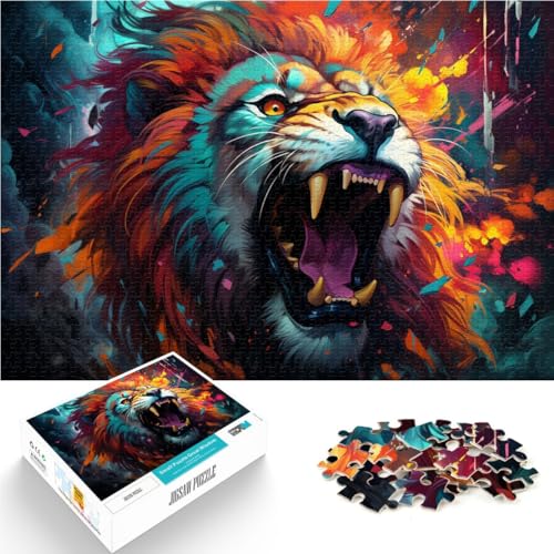 Puzzle für Erwachsene, 2000 Teile, Löwe, Denkspiel, jedes Teil ist einzigartig – anspruchsvolles Familienspiel, 60 x 100 cm, für 14-Jährige Puzzle für Erwachsene, 2000 Teile, Löwe, Denkspiel, jedes Teil ist einzigartig – anspruchsvolles Familienspiel, 60 x 100 cm, für 14-Jährige von SYUNFEI