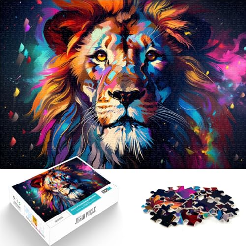 Puzzle 1000 Teile für Erwachsene, Löwengemälde, Lernpuzzle, Lernspiel für Geburtstag, Weihnachten,50x75cm, für 14-Jährige Puzzle 1000 Teile für Erwachsene, Löwengemälde, Lernpuzzle, Lernspiel für Geburtstag, Weihnachten,50x75cm, für 14-Jährige von SYUNFEI