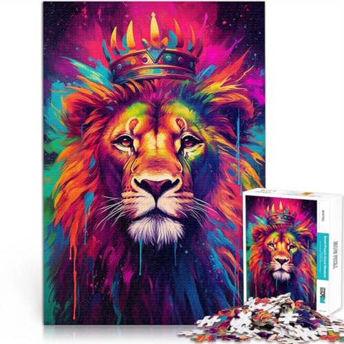 Puzzle für Erwachsene, 1000 Teile, Löwen-Denkspiel, anspruchsvoll, Aber lustig und humorvoll,38x52cm, für 14-Jährige Puzzle für Erwachsene, 1000 Teile, Löwen-Denkspiel, anspruchsvoll, Aber lustig und humorvoll,38x52cm, für 14-Jährige von SYUNFEI