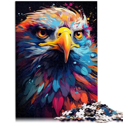 1000-teiliges Puzzle für Erwachsene, Gemälde, Farbe Adler, Spielzeug, Denkspiel, Geburtstagsgeschenk, Geschenke, Wandkunst, 50 x 75 cm, für Jugendliche ab 14 Jahren von SYUNFEI