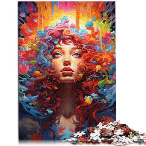 1000-teiliges Puzzle für Erwachsene, Malen, Farbe, Mädchen, Lernspiel, Herausforderungsspielzeug mit passendem Poster und Quizblatt, 14,96 x 20,47 Zoll 1000-teiliges Puzzle für Erwachsene, Malen, Farbe, Mädchen, Lernspiel, Herausforderungsspielzeug mit passendem Poster und Quizblatt, 14,96 x 20,47 Zoll von SYUNFEI