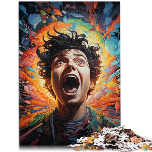 Puzzle für Erwachsene, 1000 Teile, Malen, Junge, Lernspielzeug, Familienspiele, Geschenke für Freunde und Familie, 14,96 x 20,47 Zoll Puzzle für Erwachsene, 1000 Teile, Malen, Junge, Lernspielzeug, Familienspiele, Geschenke für Freunde und Familie, 14,96 x 20,47 Zoll von SYUNFEI
