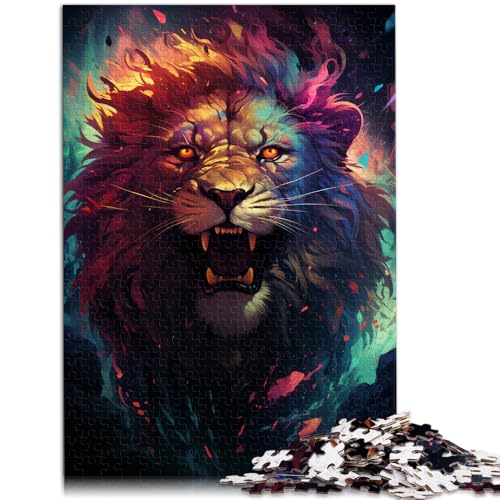 2000-teiliges Puzzle für Erwachsene, Malen, Fantasie, magischer Löwe, Puzzle für Lernspiele, Herausforderung, Spielzeug, Heimkunst, Dekor, 27,56 x 39,37 Zoll 2000-teiliges Puzzle für Erwachsene, Malen, Fantasie, magischer Löwe, Puzzle für Lernspiele, Herausforderung, Spielzeug, Heimkunst, Dekor, 27,56 x 39,37 Zoll von SYUNFEI