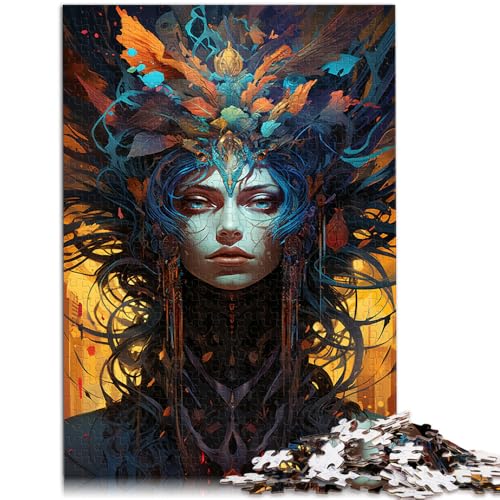 Puzzle für Erwachsene, 1000 Teile, Malen, Farbe, Hexe, Puzzle für Lernspiele, Herausforderungsspielzeug, Verbessern Sie das Gedächtnis, 14,96 Zoll x 20,47 Zoll Puzzle für Erwachsene, 1000 Teile, Malen, Farbe, Hexe, Puzzle für Lernspiele, Herausforderungsspielzeug, Verbessern Sie das Gedächtnis, 14,96 Zoll x 20,47 Zoll von SYUNFEI