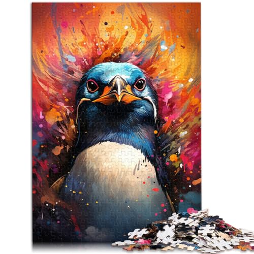1000-teiliges Puzzle für Erwachsene, Malen, Farbpinguin, Lernspiel, Herausforderungsspielzeug, Geeignet für Paare, 14,96 x 20,47 Zoll, 1000-teiliges Puzzle für Erwachsene, Malen, Farbpinguin, Lernspiel, Herausforderungsspielzeug, Geeignet für Paare, 14,96 x 20,47 Zoll, von SYUNFEI