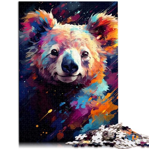2000-teiliges Puzzle für Erwachsene, Malen, Farbe Koala, Lernspiele, Heimdekoration, Puzzle, Heimkunstdekor, 27,56 x 39,37 Zoll 2000-teiliges Puzzle für Erwachsene, Malen, Farbe Koala, Lernspiele, Heimdekoration, Puzzle, Heimkunstdekor, 27,56 x 39,37 Zoll von SYUNFEI