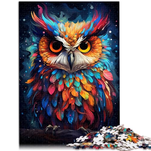 Puzzle für Erwachsene, 2000 Teile, Malen, farbige Eule, Puzzle für Lernspiele, Herausforderungsspielzeug, gutes Geschenk, 27,56 x 39,37 Zoll, für 14-Jährige Puzzle für Erwachsene, 2000 Teile, Malen, farbige Eule, Puzzle für Lernspiele, Herausforderungsspielzeug, gutes Geschenk, 27,56 x 39,37 Zoll, für 14-Jährige von SYUNFEI
