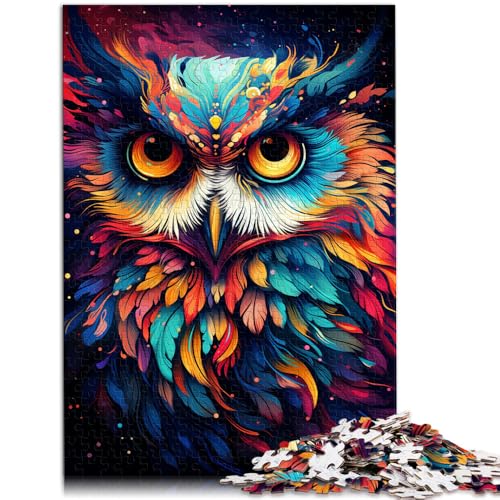 Puzzle 2000 Teile für Erwachsene, Malen, Farbe, Tier, Eule, lustige Spiele, Lernspiel für Geburtstag, Weihnachten, 27,56 x 39,37 Zoll Puzzle 2000 Teile für Erwachsene, Malen, Farbe, Tier, Eule, lustige Spiele, Lernspiel für Geburtstag, Weihnachten, 27,56 x 39,37 Zoll von SYUNFEI