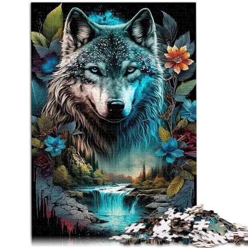 Puzzle für Erwachsene mit 1000 Teilen, Mandala-Dschungelwolf-Spielzeug, Denkspiel, ganze Familie,38x52cm Puzzle für Erwachsene mit 1000 Teilen, Mandala-Dschungelwolf-Spielzeug, Denkspiel, ganze Familie,38x52cm von SYUNFEI