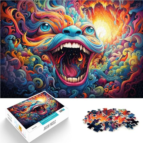 Puzzle 1000 Teile für Erwachsene, psychedelische Monster, Puzzle, Mitmachspiel, 26x38cm, für Teenager ab 14 Jahren Puzzle 1000 Teile für Erwachsene, psychedelische Monster, Puzzle, Mitmachspiel, 26x38cm, für Teenager ab 14 Jahren von SYUNFEI