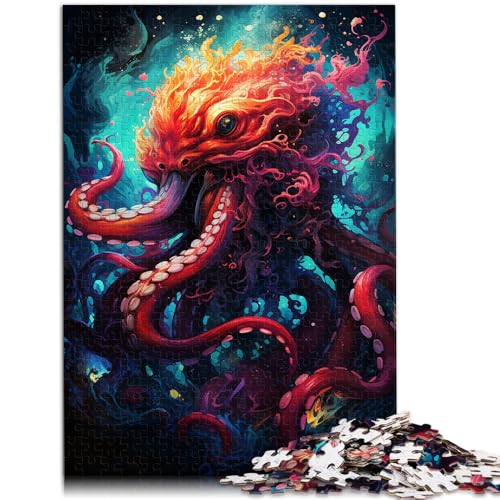 Puzzle 2000 Teile für Erwachsene, Monster-Oktopus-Puzzle, praktisches Spiel, ganze Familie, 27,56 x 39,37 Zoll von SYUNFEI
