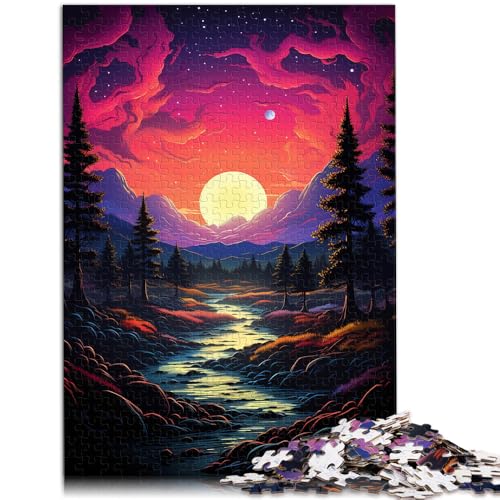 2000-teiliges Puzzle für Erwachsene, Morgendämmerung, Weltraumlandschaft, Lernspiel, Herausforderungsspielzeug, stärkt die Liebe zwischen Paaren, 70 x 100 cm, von SYUNFEI