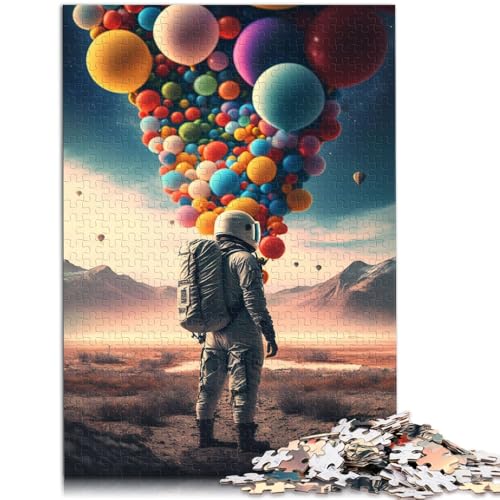 Puzzle für Erwachsene, 1000 Teile, Das Ballon-Astronauten-Spiel, Denkspiel, Stressabbau, Urlaub zu Hause, Zeit totschlagen, 14,96 Zoll x 20,47 Zoll von SYUNFEI