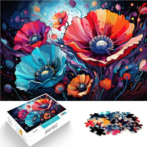 Puzzle mit 2000 Teilen für Erwachsene, arktischer Mohn, Stressabbau-Spielzeug, Herausforderung für die Gehirnintelligenz, süchtig machendes Spielzeug, 70 x 100 cm, Puzzle mit 2000 Teilen für Erwachsene, arktischer Mohn, Stressabbau-Spielzeug, Herausforderung für die Gehirnintelligenz, süchtig machendes Spielzeug, 70 x 100 cm, von SYUNFEI