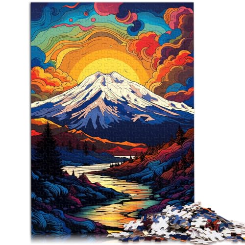 Puzzle für Erwachsene, 1000 Teile, Berg Elbrus, Lernspiele für Zuhause, DIY-Spielzeug, Weihnachtswunschliste mit Weihnachtsmann, 26x38cm, für Teenager ab 14 Jahren von SYUNFEI