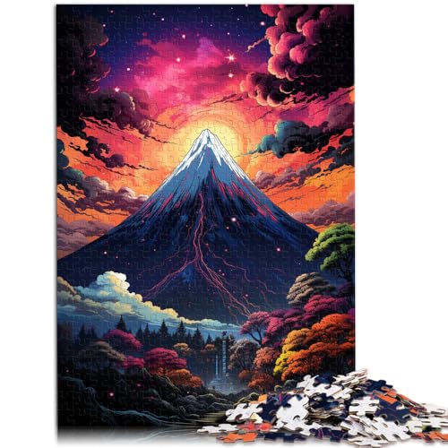 Puzzle 1000 Teile für Erwachsene, bunter Berg Fuji, zum Stressabbau, zum Zeitvertreib zu Hause, 50 x 75 cm, für Teenager ab 14 Jahren Puzzle 1000 Teile für Erwachsene, bunter Berg Fuji, zum Stressabbau, zum Zeitvertreib zu Hause, 50 x 75 cm, für Teenager ab 14 Jahren von SYUNFEI