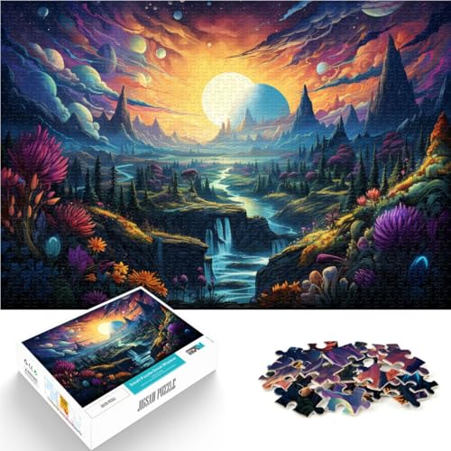 2000-teiliges Puzzle für Erwachsene, Nachthimmel, Lernspiel, Herausforderungsspielzeug, perfekte Dekoration, 70 x 100 cm, für Teenager ab 14 Jahren von SYUNFEI