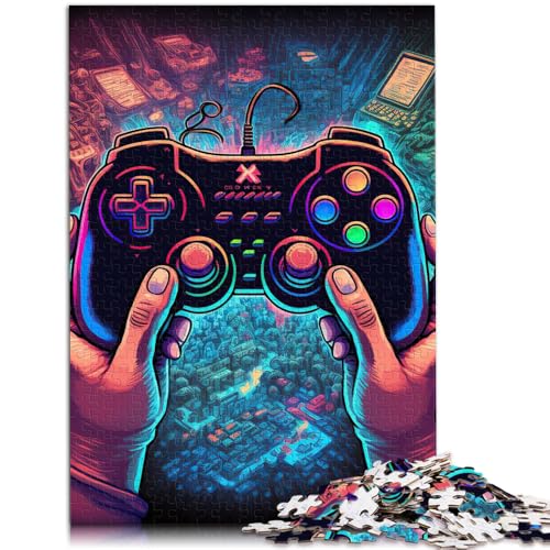 1000-teiliges Puzzle für Erwachsene, Neon-Spiel, Lernspiele, Heimdekorations-Puzzle, stärkt die Liebe zwischen Paaren,38x52cm von SYUNFEI