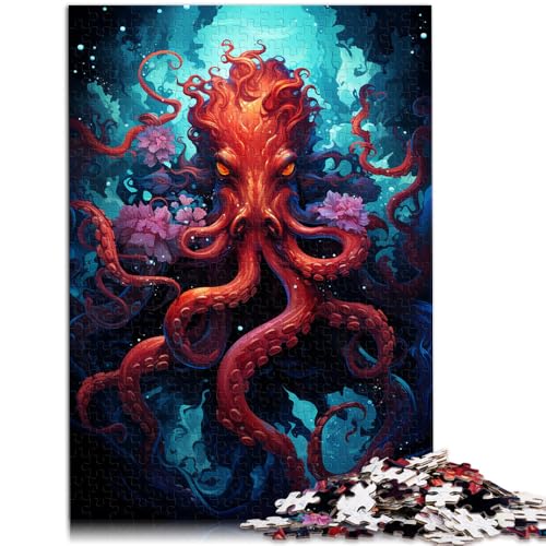 Puzzle für Erwachsene mit 2000 Teilen, Oktopus-Kunst, für Familienspaß, 70x100cm, Teenager ab 14 Jahren von SYUNFEI