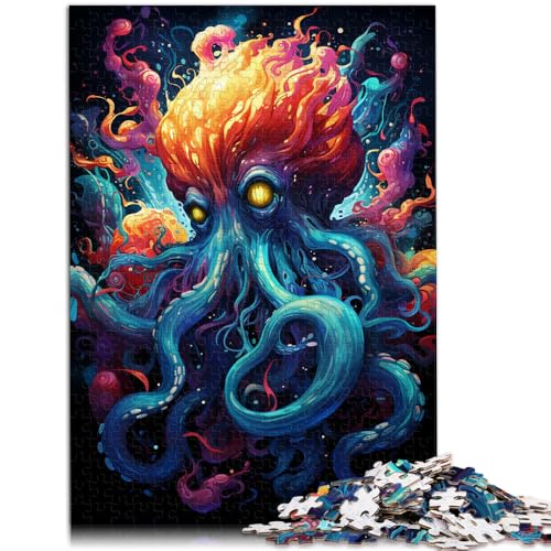 Puzzle für Erwachsene, 1000 Teile, Oktopus, Präzisionsschnitt-Puzzle, Herausforderung für die Gehirnintelligenz, süchtig machendes Spielzeug,50x75cm, für Teenager ab 14 Jahren von SYUNFEI