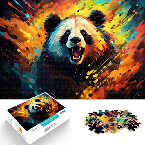 1000-teiliges Puzzle für Erwachsene, Panda-Denkspiel, ganze Familie, 50 x 75 cm, für Teenager ab 14 Jahren 1000-teiliges Puzzle für Erwachsene, Panda-Denkspiel, ganze Familie, 50 x 75 cm, für Teenager ab 14 Jahren von SYUNFEI