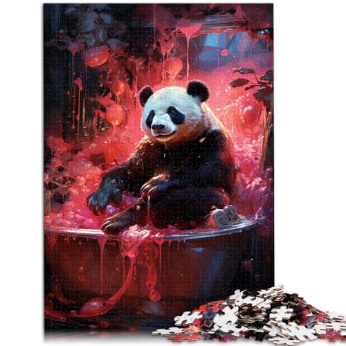 Puzzle 1000 Teile für Erwachsene, buntes Panda-Puzzle, praktisches Spiel, einzigartige Geburtstags, 19,7 x 29,5 Zoll, Puzzle 1000 Teile für Erwachsene, buntes Panda-Puzzle, praktisches Spiel, einzigartige Geburtstags, 19,7 x 29,5 Zoll, von SYUNFEI