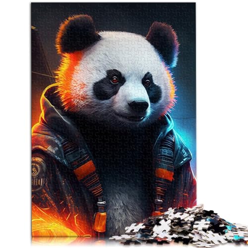 Puzzle für Erwachsene mit 1000 Teilen, Panda, Denkspiel, Familienspiel, Stressabbau, schwieriges Herausforderungspuzzle, 50 x 75 cm, für 14-Jährige von SYUNFEI