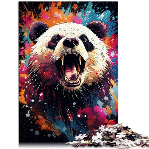 1000-teiliges Puzzle für Erwachsene, Malen, Panda, Lernspiel, Herausforderungsspielzeug, Weihnachtswunschliste mit Weihnachtsmann,38x52cm, für 14-Jährige 1000-teiliges Puzzle für Erwachsene, Malen, Panda, Lernspiel, Herausforderungsspielzeug, Weihnachtswunschliste mit Weihnachtsmann,38x52cm, für 14-Jährige von SYUNFEI