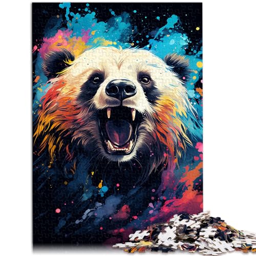 Puzzle 1000 Teile für Erwachsene, Panda malen, dekomprimieren, intellektuelles Lernspielzeug, lustiges Puzzle 14,96 x 20,47 Zoll, für 14-Jährige Puzzle 1000 Teile für Erwachsene, Panda malen, dekomprimieren, intellektuelles Lernspielzeug, lustiges Puzzle 14,96 x 20,47 Zoll, für 14-Jährige von SYUNFEI