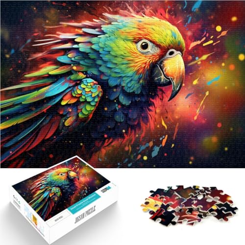 2000-teiliges Puzzle für Erwachsene, Papageien-Puzzle, Lernspiele, jedes Teil ist einzigartig – anspruchsvolles Familienspiel, 70 x 100 cm, für Teenager ab 14 Jahren von SYUNFEI