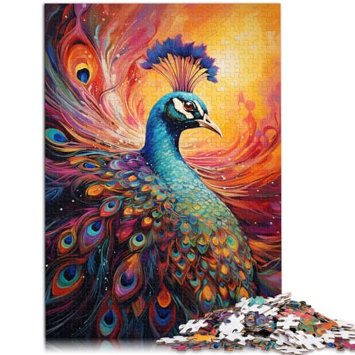 Puzzle für Erwachsene, 1000 Teile, Pfauen-Puzzle für Lernspiele, Herausforderungsspielzeug, Weihnachtspuzzle, Geschenke, 14,96 x 20,47 Zoll Puzzle für Erwachsene, 1000 Teile, Pfauen-Puzzle für Lernspiele, Herausforderungsspielzeug, Weihnachtspuzzle, Geschenke, 14,96 x 20,47 Zoll von SYUNFEI