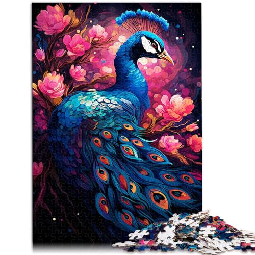Puzzle für Erwachsene, 2000 Teile, Pfau, Spielzeug, Lernspiele, Stressabbau, schwierige Herausforderung, 70 x 100 cm, für 14-Jährige von SYUNFEI
