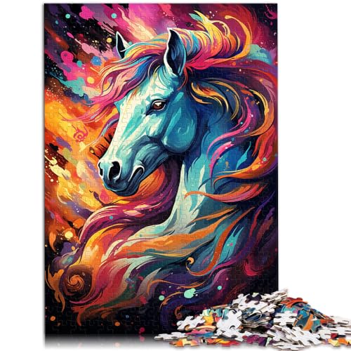 Puzzle für Erwachsene, 1000 Teile, Pferde auf dem Planeten, Spielzeug, Denkspiel, ganze Familie, 14,96 Zoll x 20,47 Zoll Puzzle für Erwachsene, 1000 Teile, Pferde auf dem Planeten, Spielzeug, Denkspiel, ganze Familie, 14,96 Zoll x 20,47 Zoll von SYUNFEI