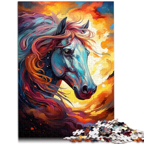 Puzzle für Erwachsene, 1000 Teile, Pferd, Spaß für die ganze Familie, 10,27 x 14,96 Zoll, lustige Puzzles für Teenager ab 14 Jahren Puzzle für Erwachsene, 1000 Teile, Pferd, Spaß für die ganze Familie, 10,27 x 14,96 Zoll, lustige Puzzles für Teenager ab 14 Jahren von SYUNFEI