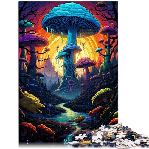 Puzzle 2000 Teile für Erwachsene Bunte Pilze Puzzle Lernspiele Lernspiel für Geburtstag, Weihnachten 27,56 in x 39,37 in von SYUNFEI
