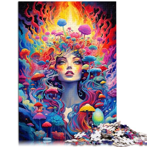 Puzzle für Erwachsene mit 1000 Teilen „Pilzmädchen“, Denkspiel, ganze Familie, 50 x 75 cm, für Teenager ab 14 Jahren Puzzle für Erwachsene mit 1000 Teilen „Pilzmädchen“, Denkspiel, ganze Familie, 50 x 75 cm, für Teenager ab 14 Jahren von SYUNFEI