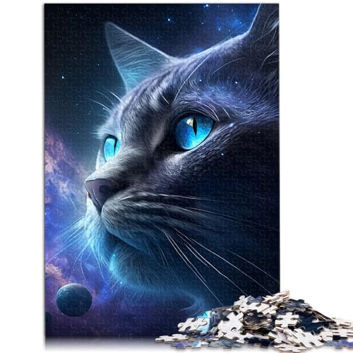 Puzzle für Erwachsene, 1000 Teile, Planet Cat, Lernspiele, Heimdekorationspuzzle, Fördert die Liebe zwischen Paaren, 50 x 75 cm Puzzle für Erwachsene, 1000 Teile, Planet Cat, Lernspiele, Heimdekorationspuzzle, Fördert die Liebe zwischen Paaren, 50 x 75 cm von SYUNFEI