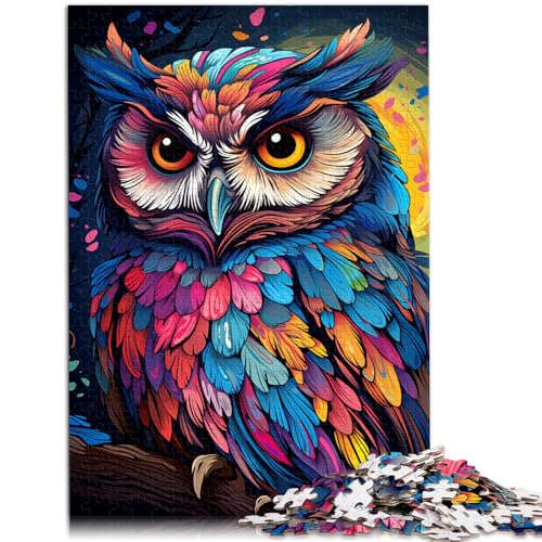 Puzzle für Erwachsene mit 1000 Teilen „Planet Owl“, Denkspiel, ganze Familie,38x52cm, für Teenager ab 14 Jahren von SYUNFEI