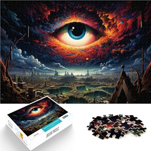 Puzzle für Erwachsene, 1000 Teile, Planetenlandschaft, Denksportaufgabe, Stressabbau,38x52cm, für Teenager ab 14 Jahren von SYUNFEI