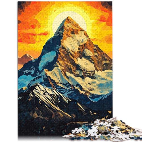 Puzzle für Erwachsene, 2000 Teile, Pop-Art-Berge. Das Puzzle ganze Familie, 60 x 100 cm, für Jugendliche ab 14 Jahren von SYUNFEI