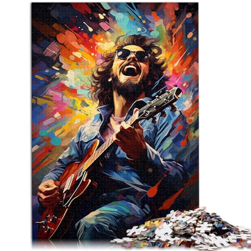 2000-teiliges Puzzle für Erwachsene, Pop-Art-Musik, Heimdekoration, Puzzle-Angebot als Geschenk für die ganze Familie, 27,56 x 39,37 Zoll, von SYUNFEI