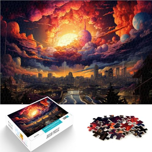 Puzzle 1000 Teile für Erwachsene Los Angeles Denkspiel Familienspiel Stressabbau Schwieriges Herausforderungspuzzle 14,96 Zoll x 20,47 Zoll von SYUNFEI